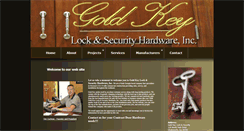 Desktop Screenshot of goldkeylock.com